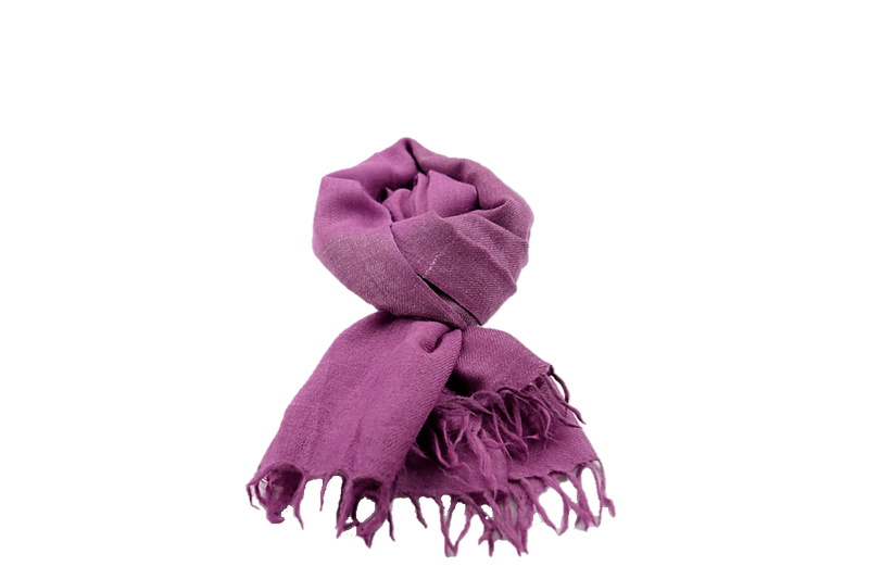 Angora wool stole violet and purple warm and soft 
