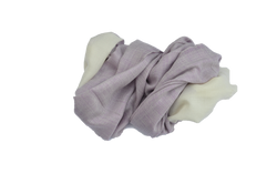 Purple and white fine authentic pure cashmere stole